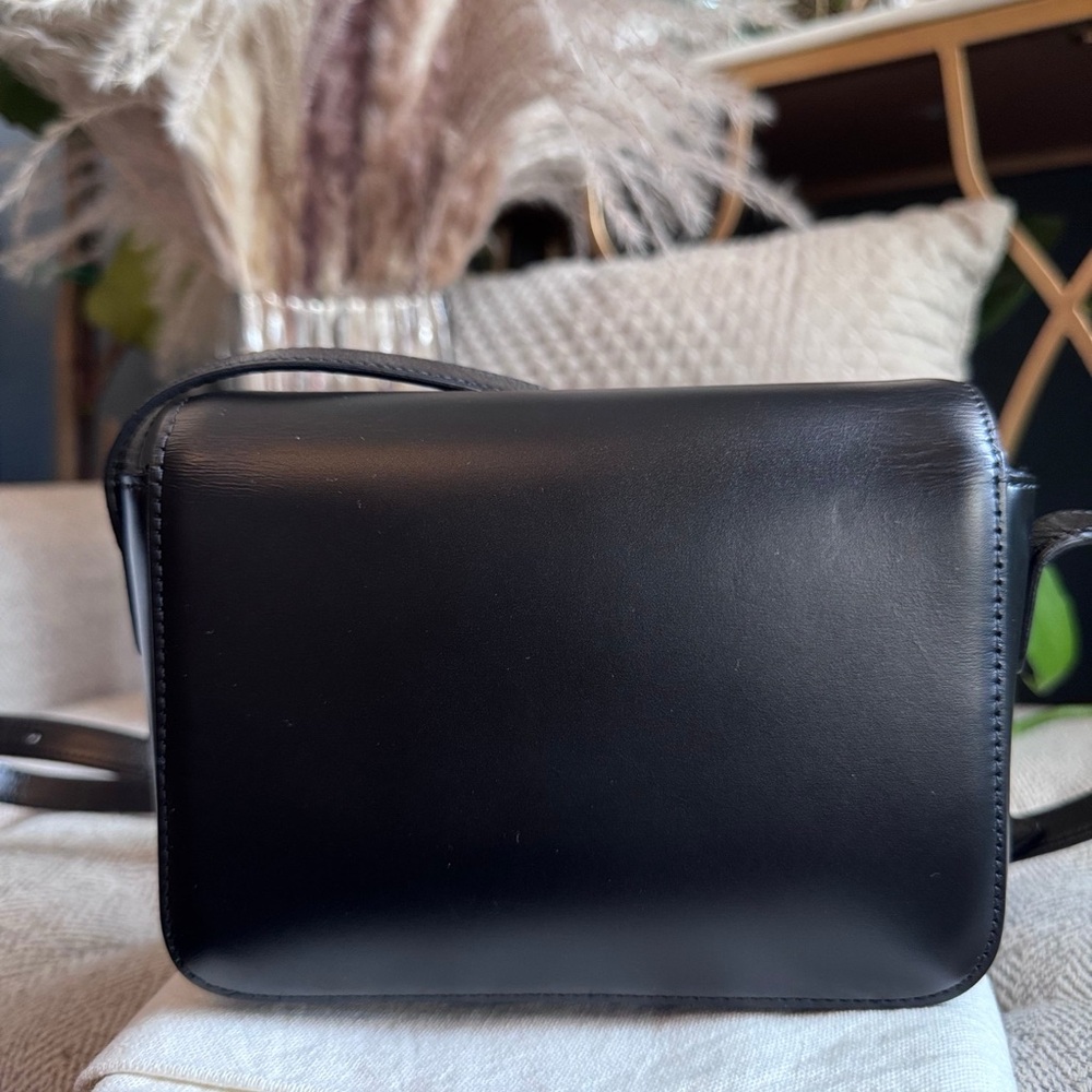 Celine Black Leather Crossbody Bag - Picture 2 of 16
